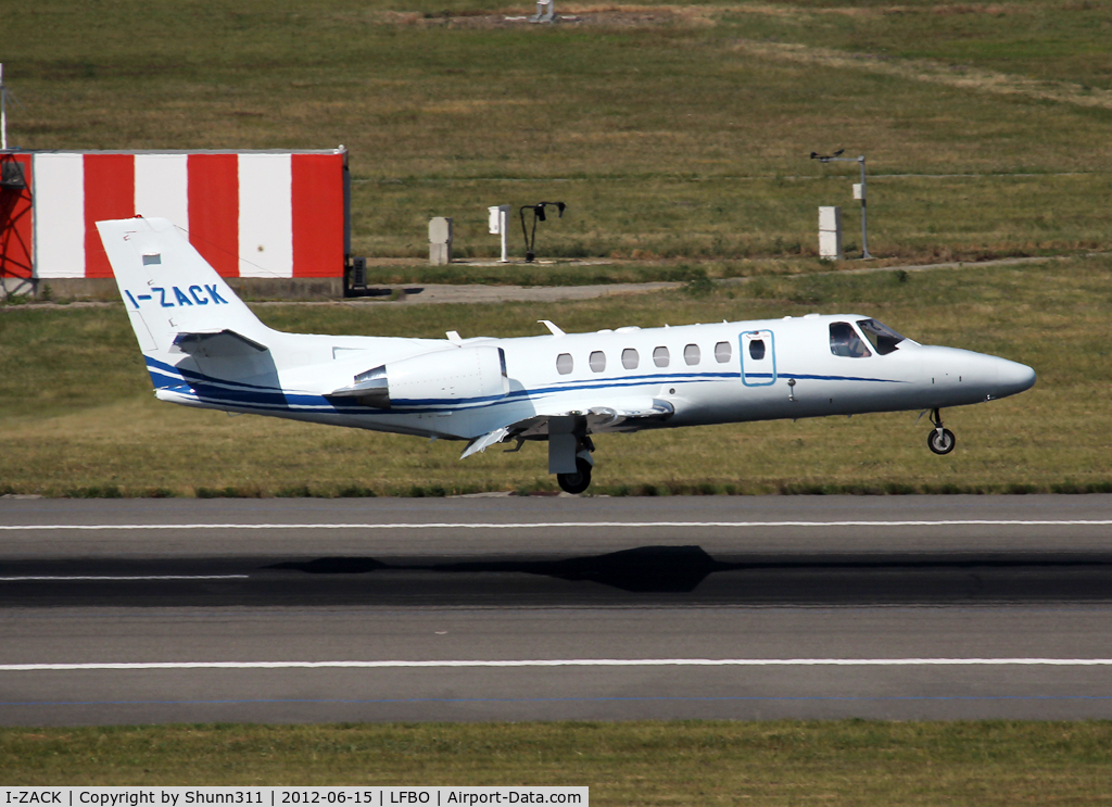 I-ZACK, 2007 Cessna 560 Citation Encore+ C/N 560-0767, Landing rwy 14R