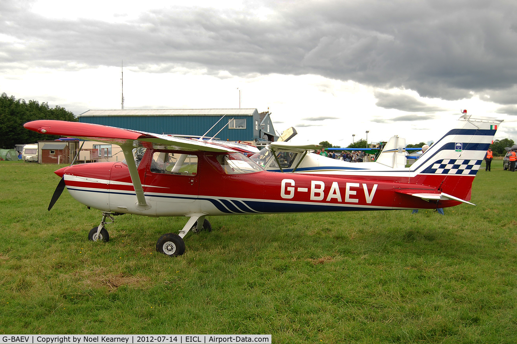 G-BAEV, 1972 Reims FRA150L Aerobat C/N 0173, On display at the Clonbullogue Fly-in July 2012