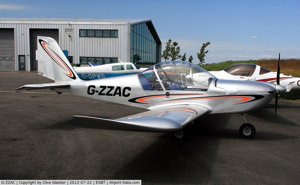 G-ZZAC, 2007 Aerotechnik EV-97 Eurostar C/N PFA 315-14642, Currently owned to, Cosmik Aviation Ltd since March 2011.