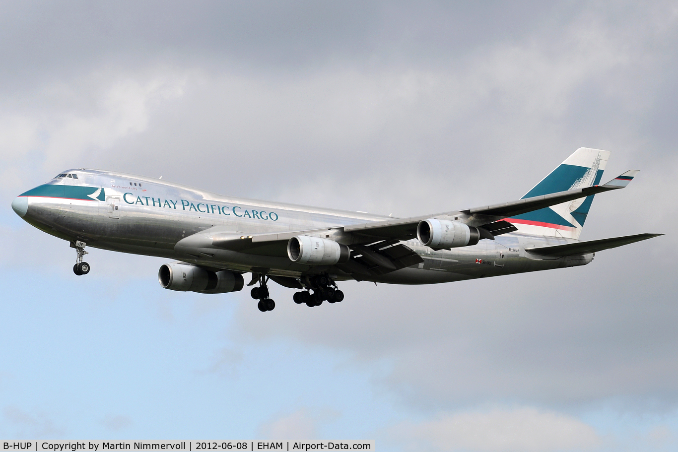 B-HUP, 2001 Boeing 747-467F/SCD C/N 30805, Cathay Pacific Cargo