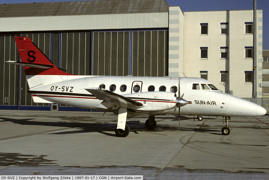 OY-SVZ, 1984 British Aerospace BAe-3102 Jetstream 31 C/N 641, visitor