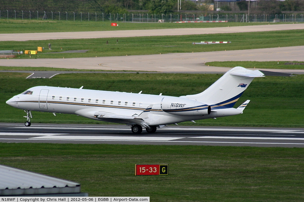 N18WF, 2006 Bombardier BD-700-1A10 Global Express XRS C/N 9215, Westfield Aviation