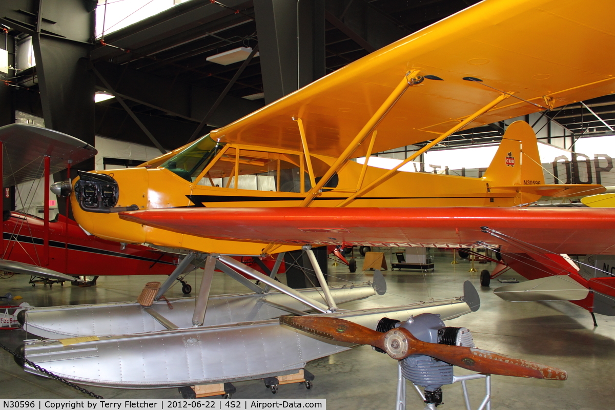 N30596, 1940 Piper J3C-65 Cub Cub C/N 4963, at Western Antique Aeroplane and Automobile Museum at Hood River, Oregon