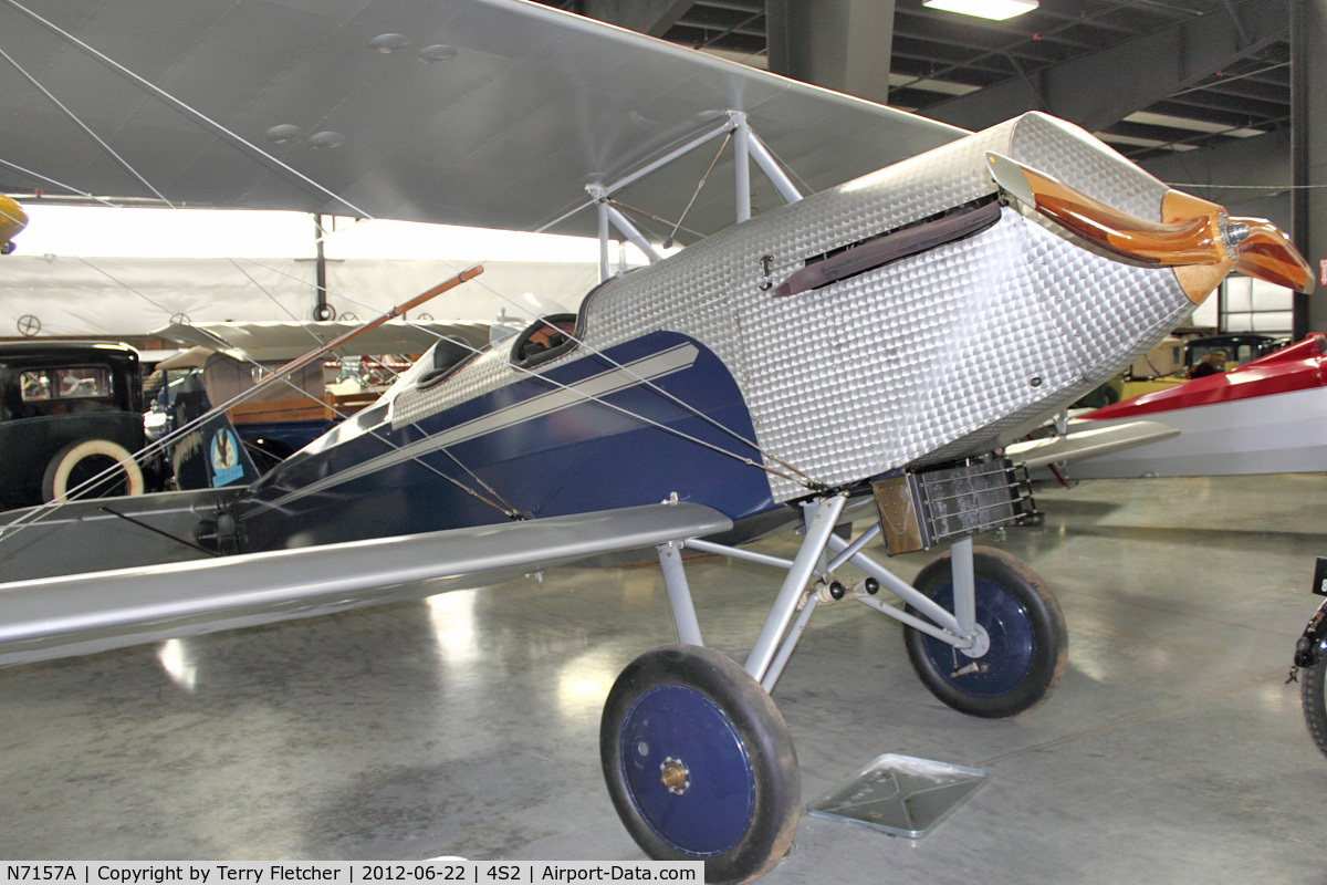 N7157A, 1928 American Eagle 101 C/N 278, at Western Antique Aeroplane and Automobile Museum at Hood River, Oregon
