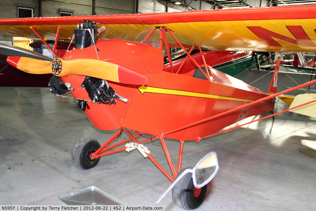 N595Y, 1931 American Eagle Eaglet B-31 C/N 1103, at Western Antique Aeroplane and Automobile Museum at Hood River, Oregon
