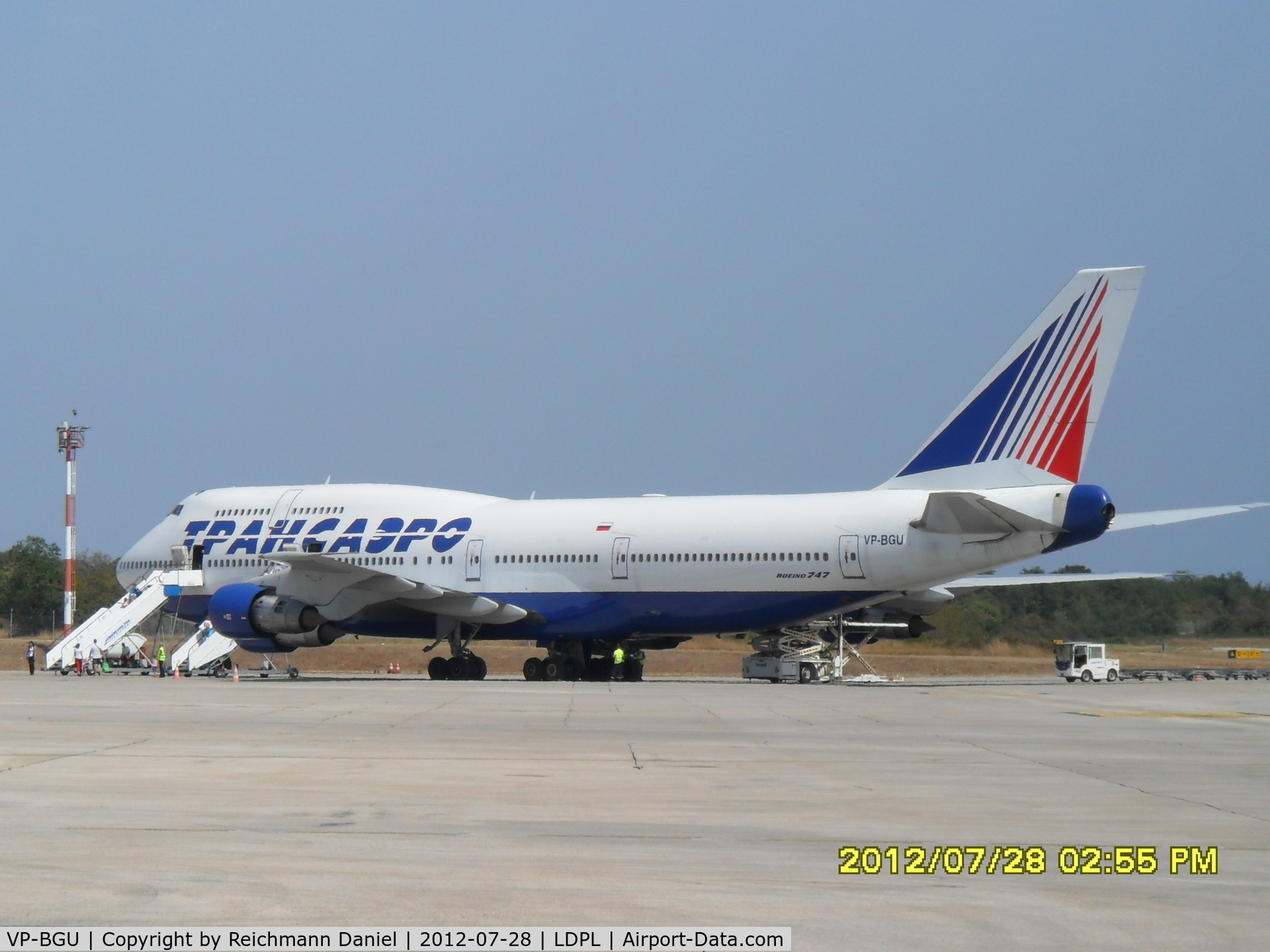 VP-BGU, 1986 Boeing 747-346 C/N 23482, Transaero just arrived from Moscow, i love this old beauty :)
