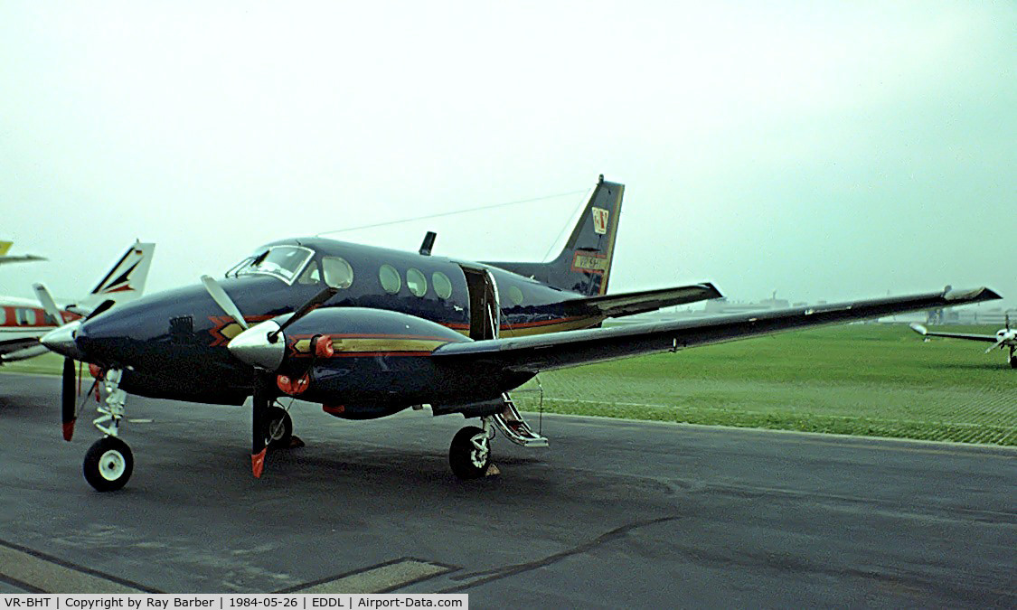 VR-BHT, 1968 Beech B90 King Air C/N LJ-352, Taken from a slide