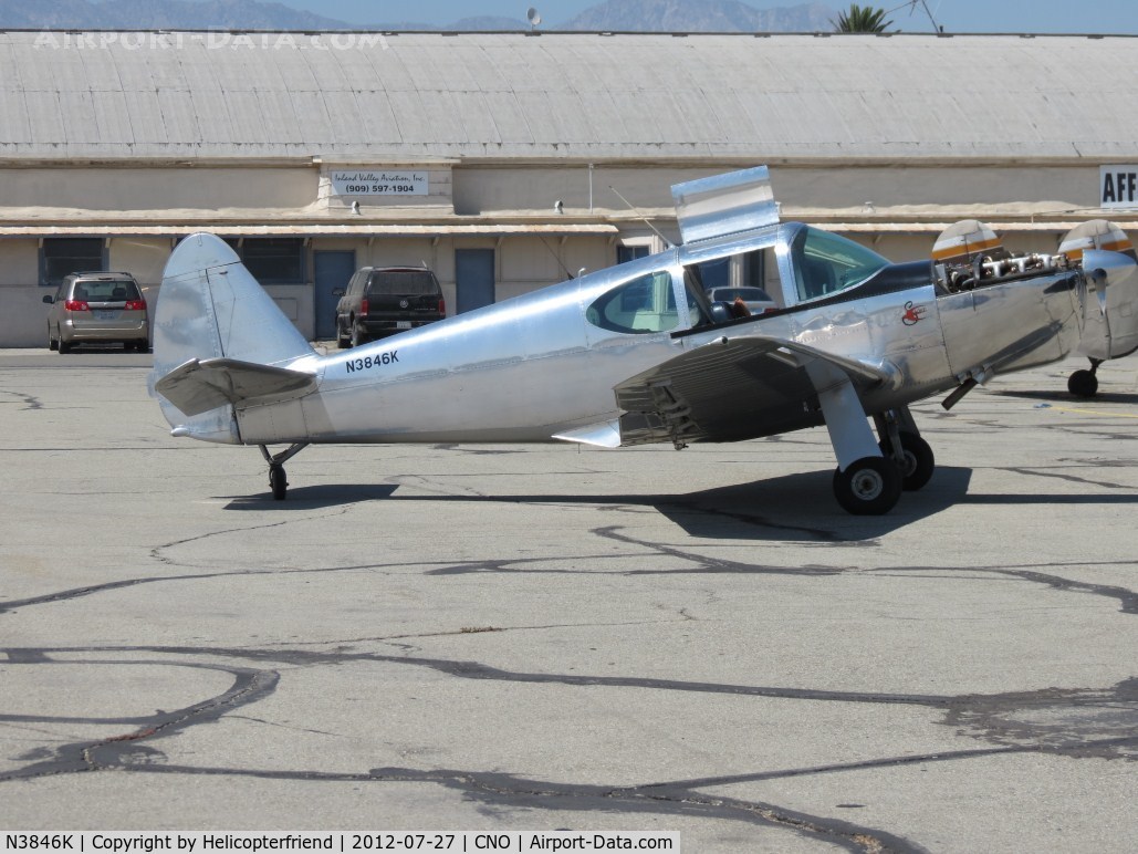 N3846K, 1948 Temco GC-1B Swift C/N 3546, Appears to be having some work completed