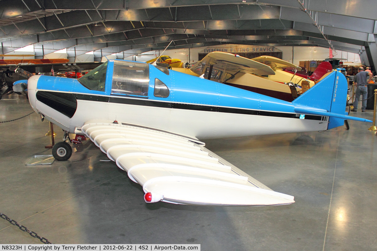N8323H, 1948 Emigh Trojan A-2 C/N 26, At Western Antique Aeroplane & Automobile Museum in Hood River , Oregon