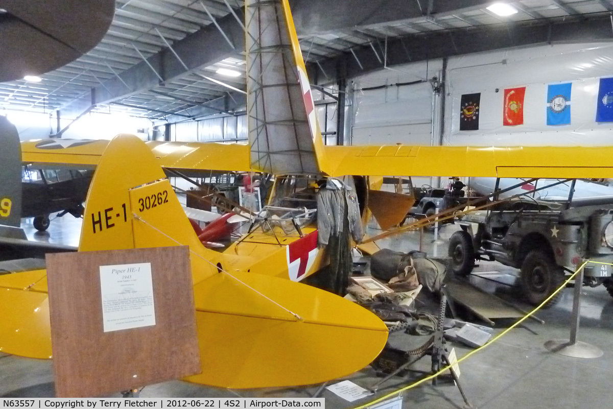 N63557, Piper AE-1 C/N 5-1465, At Western Antique Aeroplane & Automobile Museum in Hood River , Oregon