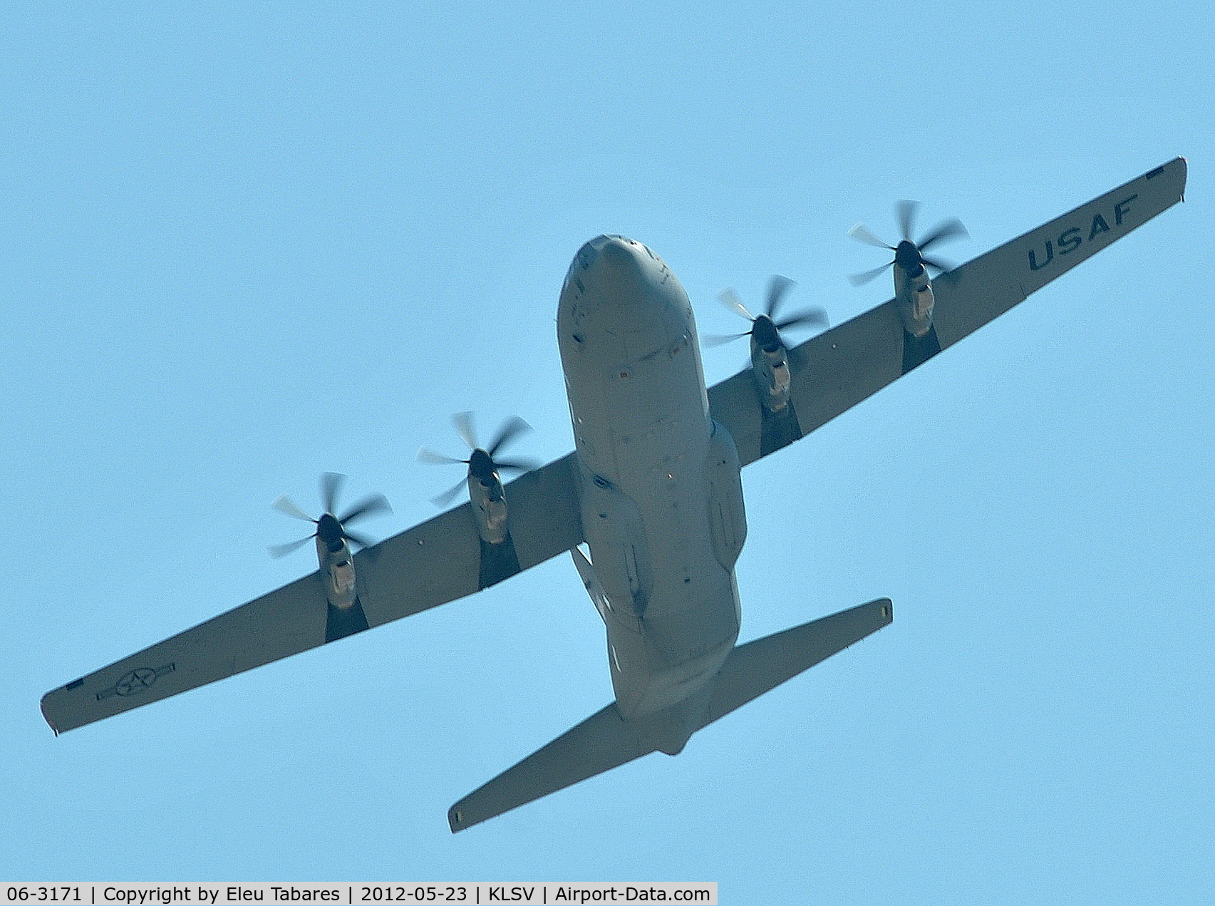 06-3171, 2010 Lockheed Martin C-130J-30 Super Hercules C/N 382-5641, Taken over Nellis Air Force Base, Nevada.
