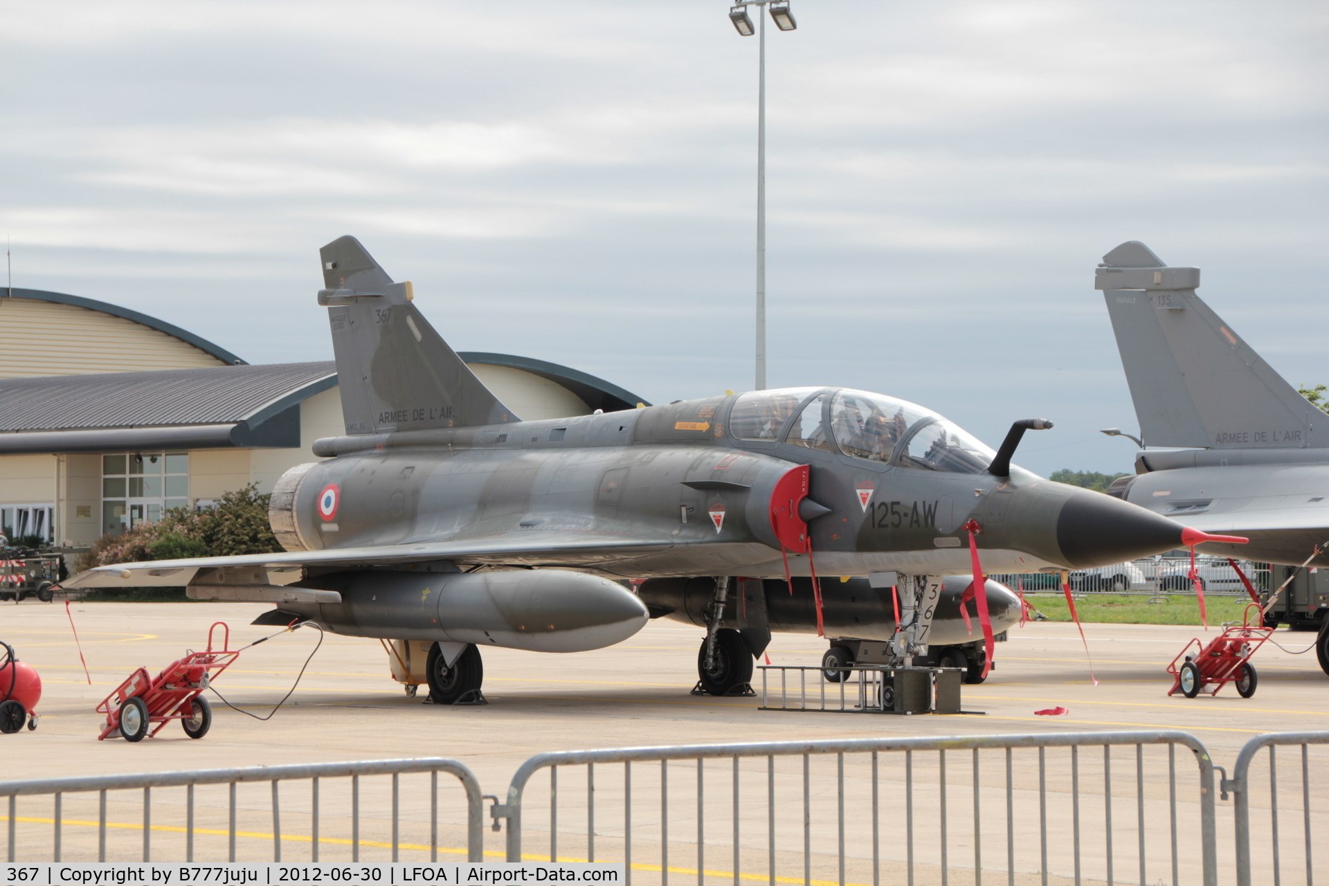 367, Dassault Mirage 2000N C/N 362, at Avord AirShow 2012