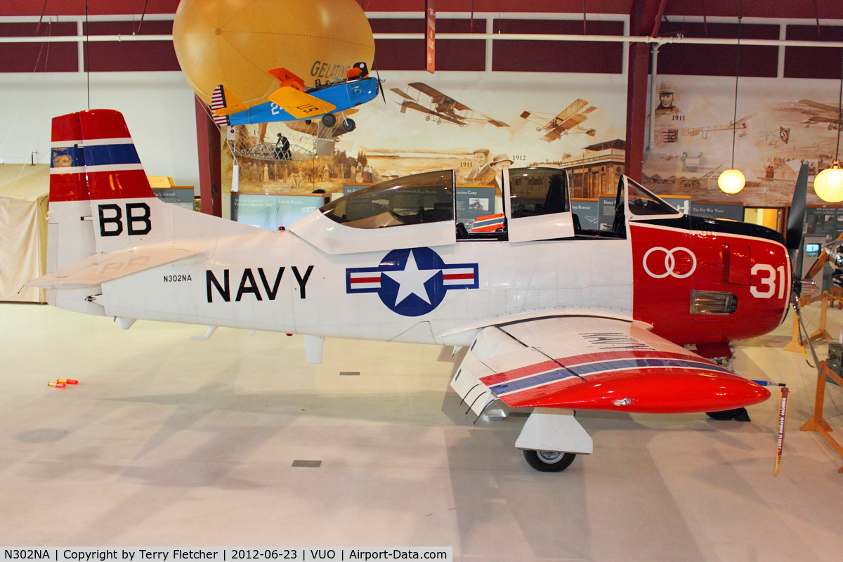 N302NA, 1951 North American T-28A Trojan C/N 174-263, At Pearson Airport Museum , Vancouver , WA , USA