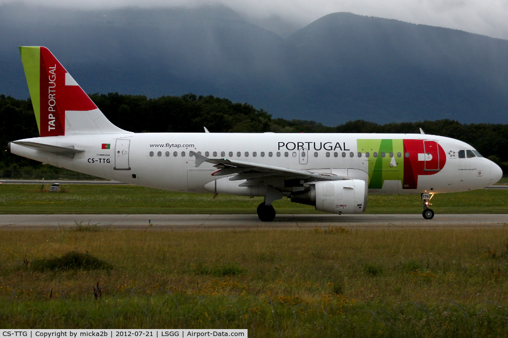 CS-TTG, 1998 Airbus A319-111 C/N 906, Landing in 05