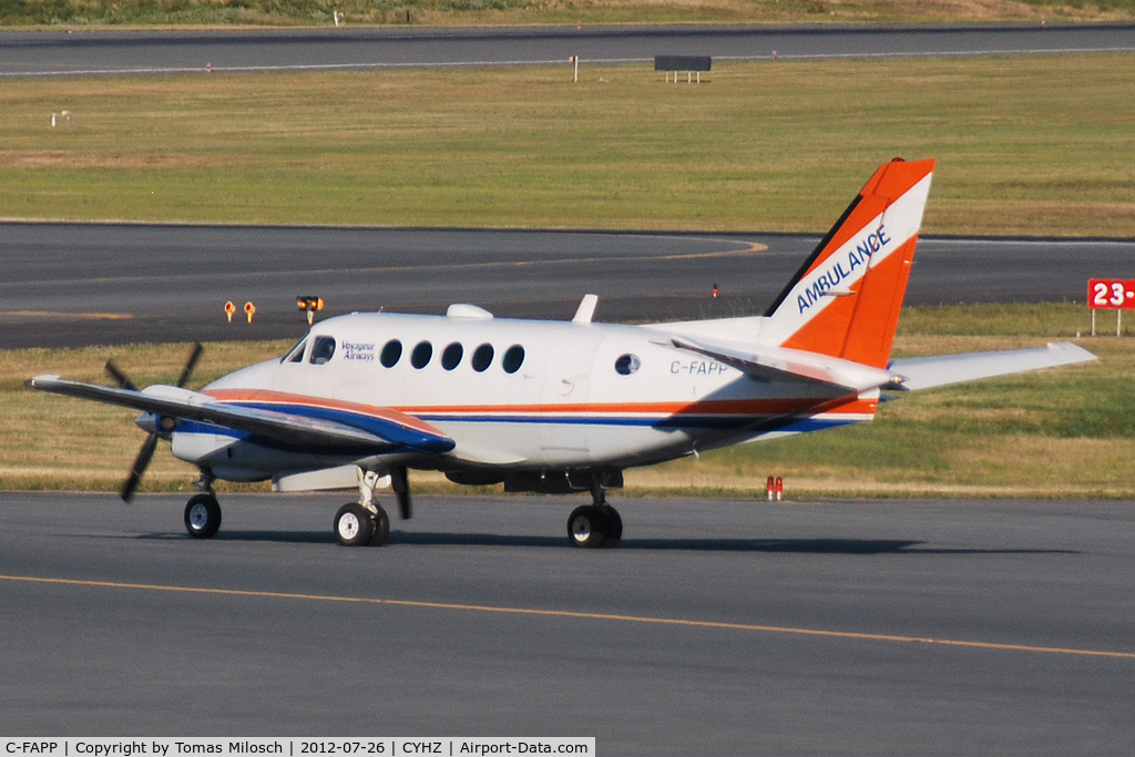 C-FAPP, 1973 Beech A100 King Air C/N B-169, Voyageur Airways