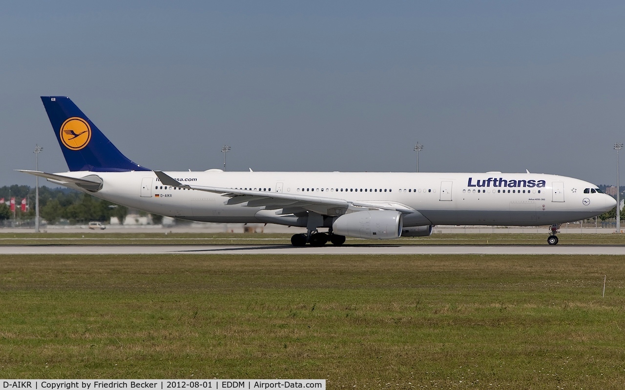 D-AIKR, 2012 Airbus A330-343X C/N 1314, departure from Munich