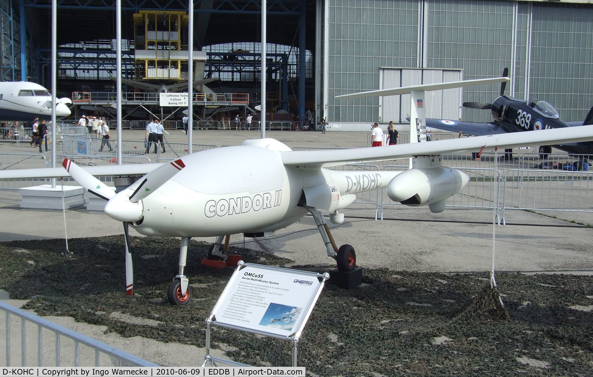 D-KOHC, Stemme S-15 Condor II C/N Not found D-KOHC, Stemme S-15 Condor II OMCoSS (OHB Multimission Communication Surveillance System) at ILA 2010, Berlin