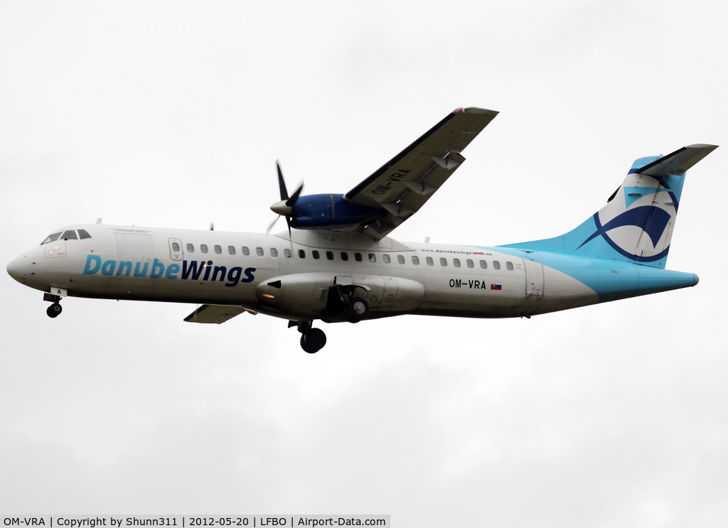 OM-VRA, 1993 ATR 72-202 C/N 373, Landing rwy 32L