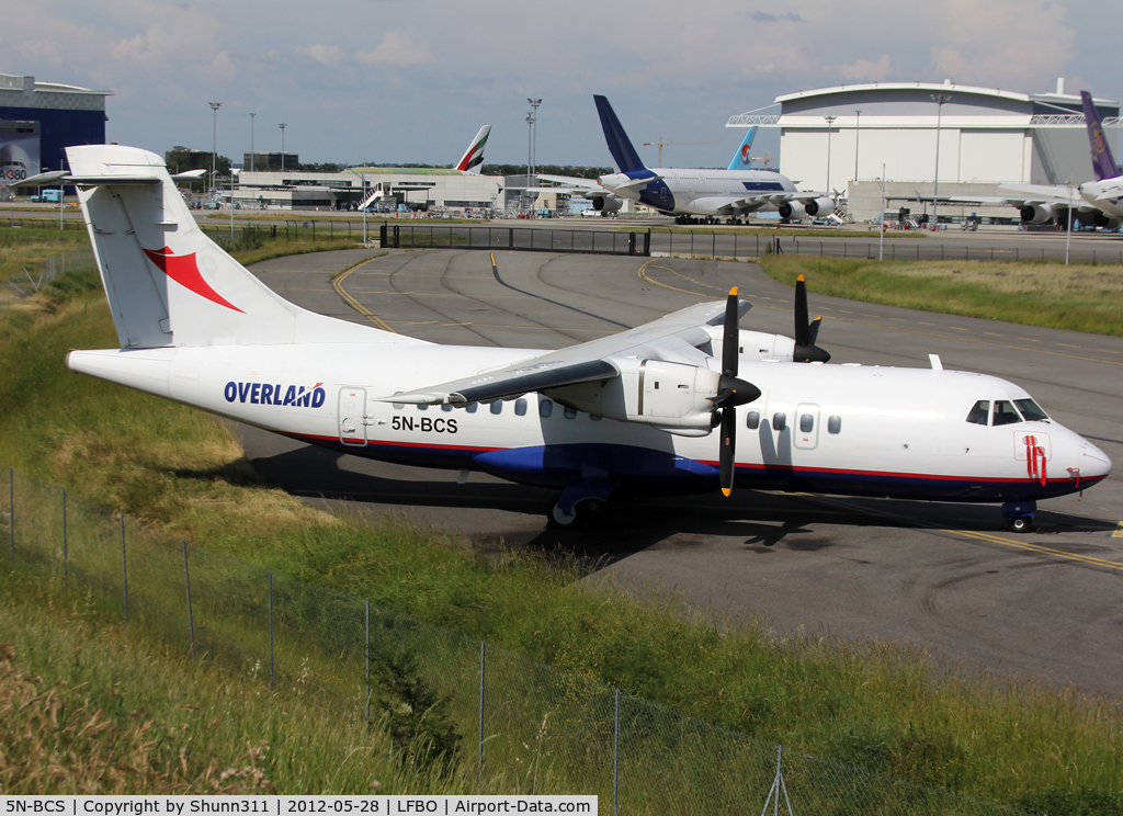 5N-BCS, 1986 ATR 42-300 C/N 025, Ready for flight after maintenance...