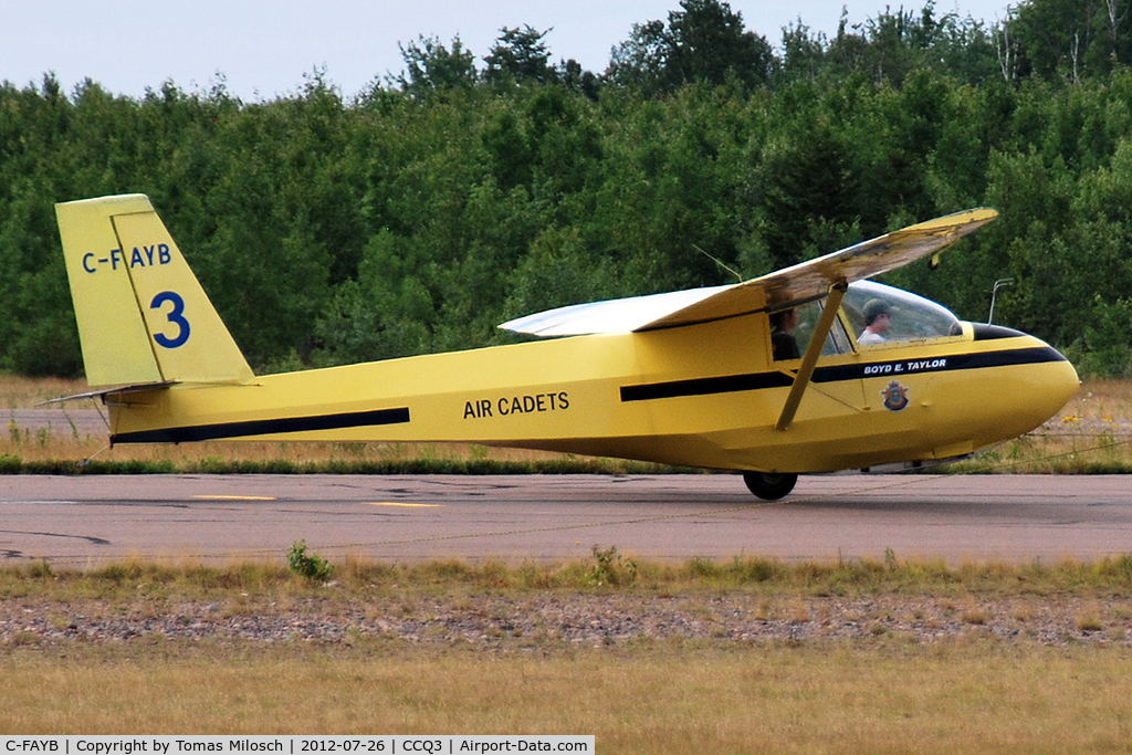 C-FAYB, 1973 Schweizer SGS 2-33A C/N 275, Debert Airport, Nova Scotia, Canda