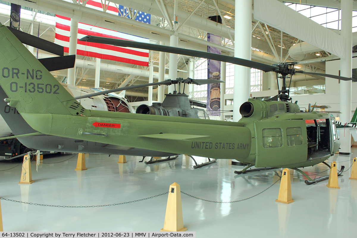 64-13502, 1964 Bell UH-1H Iroquois C/N 4209, At Evergreen Air & Space Museum