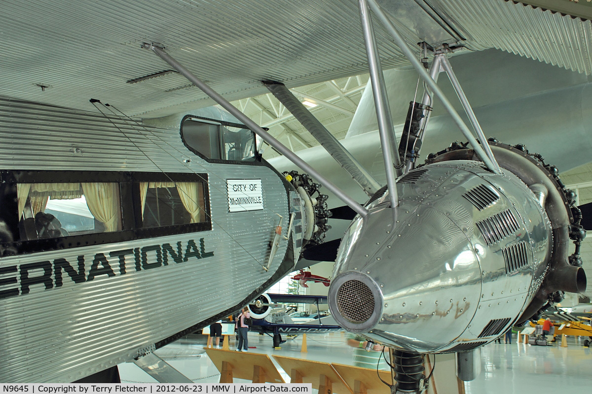 N9645, 1928 Ford 5-AT-B Tri-Motor C/N 8, At Evergreen Air & Space Museum