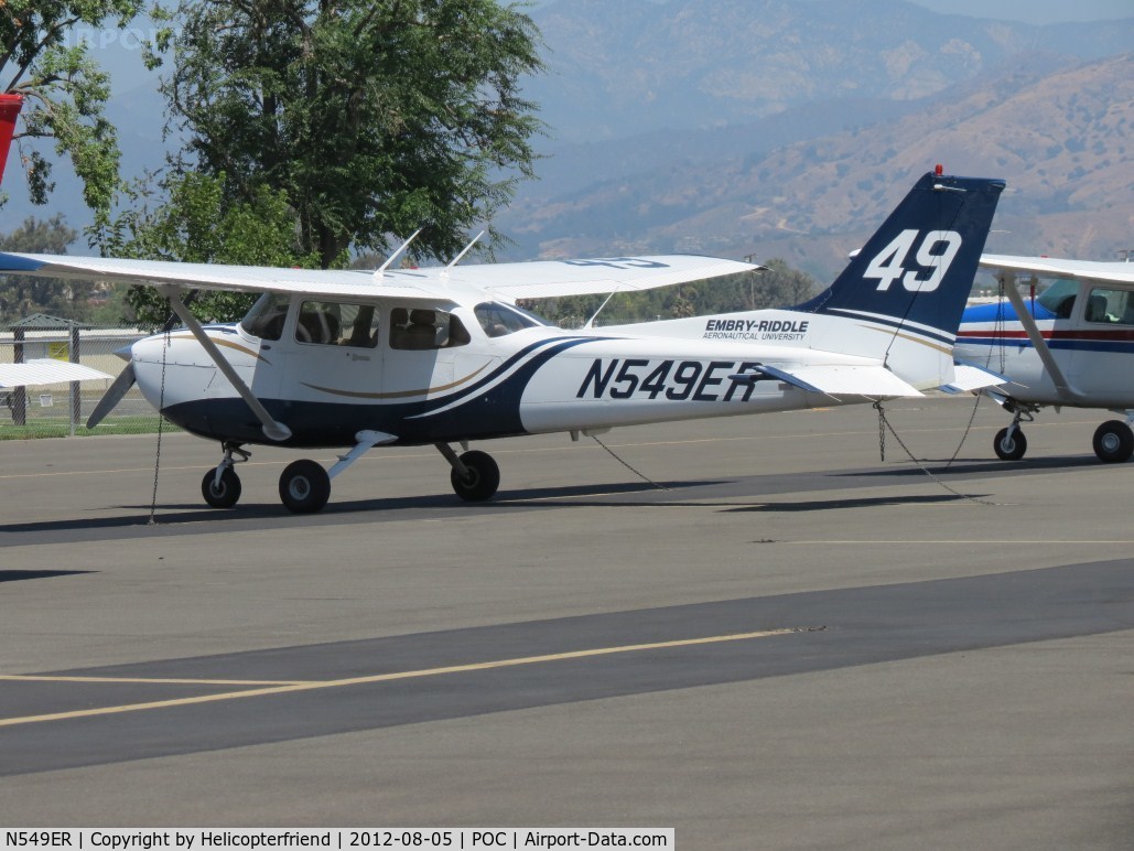 N549ER, 2007 Cessna 172S C/N 172S10577, Parked in transient parking
