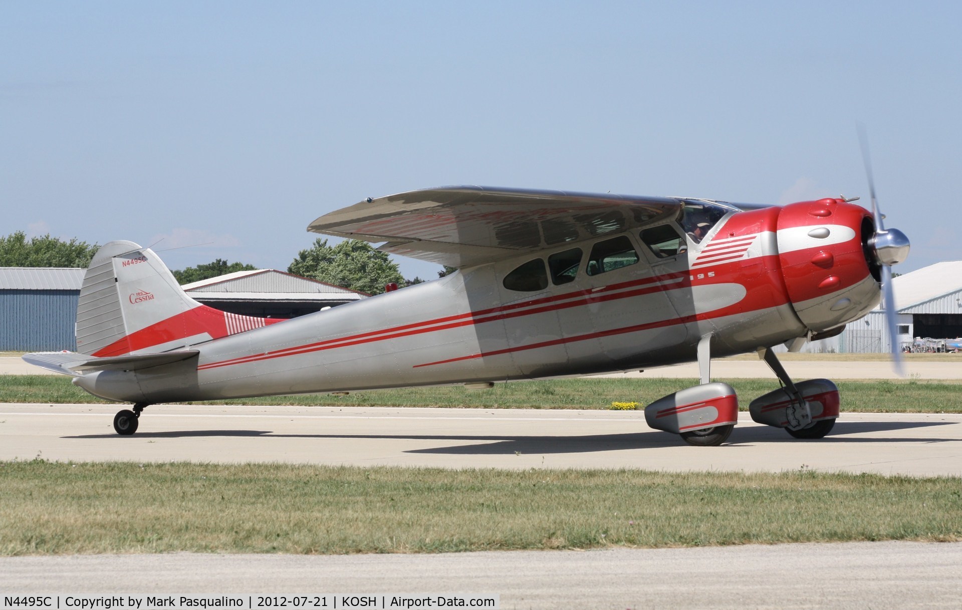 N4495C, 1953 Cessna 195 C/N 16079, Cessna 195