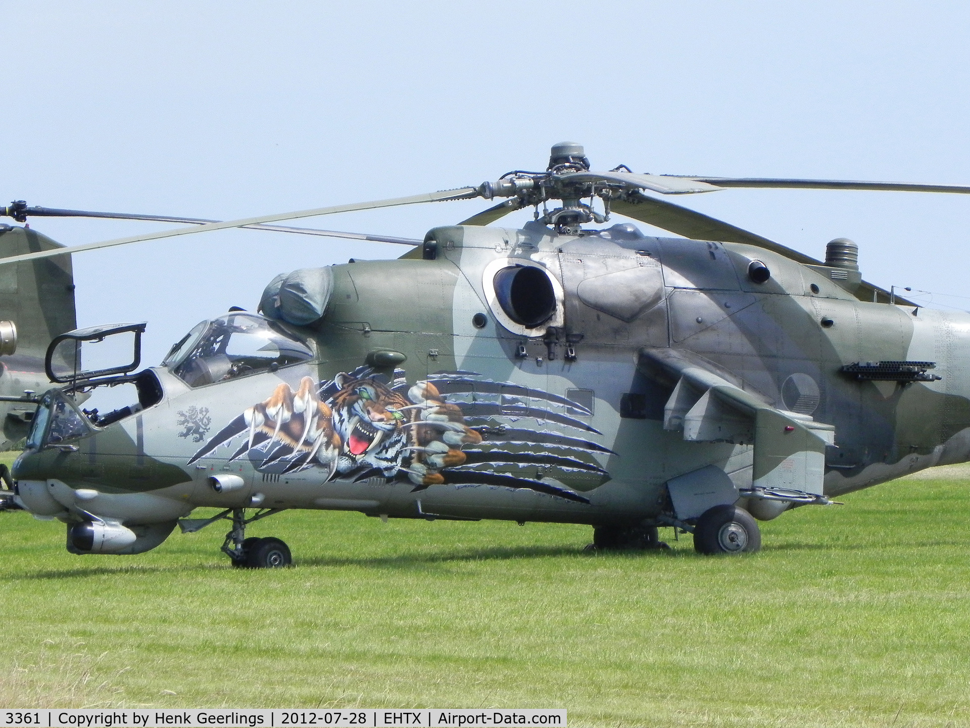 3361, 2005 Mil Mi-35 Hind E C/N 203361, Texel Airshow , 28 July 2012 

Spcl cs 