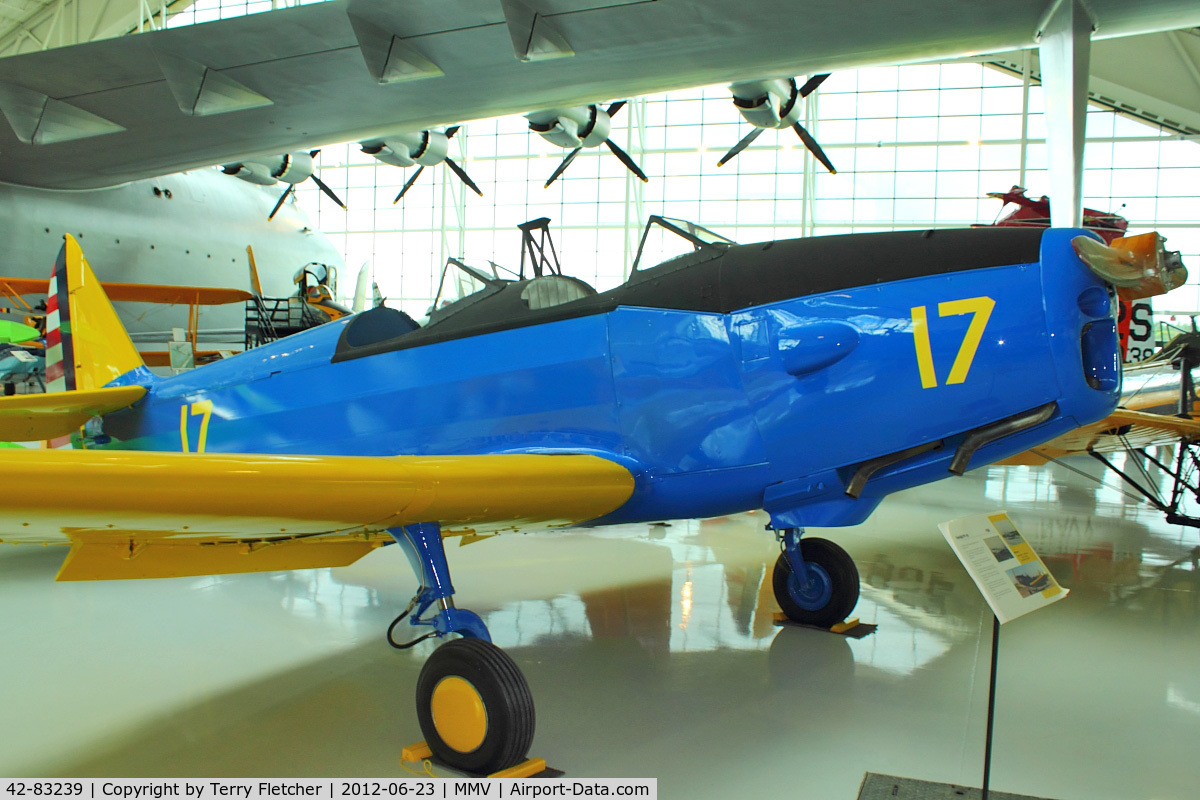 42-83239, 1943 Fairchild PT-19B C/N T43-5826, At Evergreen Air and Space Museum - former Military Serial provided by Museum Curator