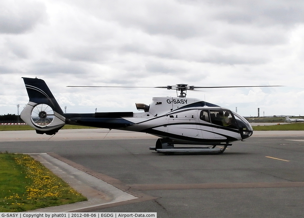 G-SASY, 2009 Eurocopter EC-130B-4 (AS-350B-4) C/N 4760, Operating Pleasure Flights.
