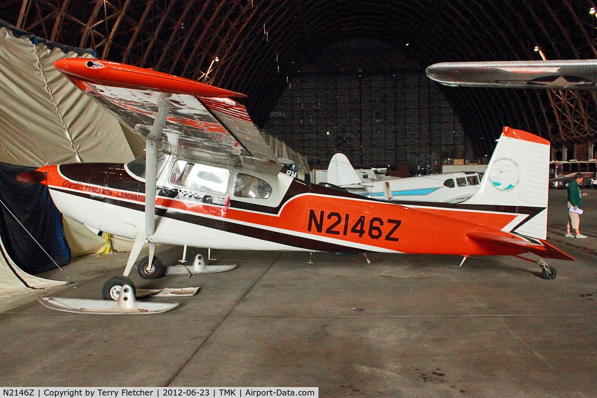N2146Z, 1963 Cessna 180F C/N 18051246, First light aircraft to land at the North Pole - preserved At Tillamook Air Museum , Oregon