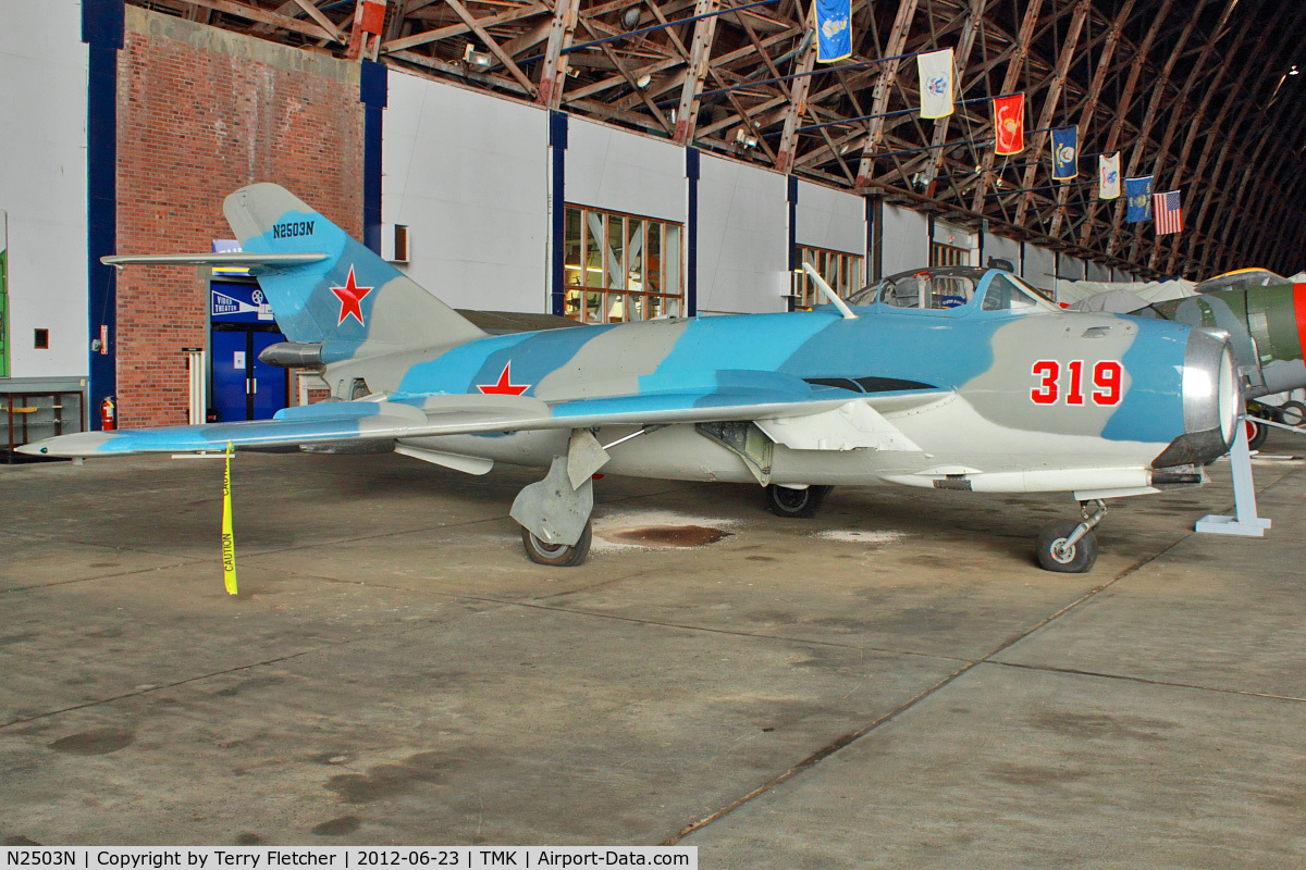 N2503N, 1961 PZL-Mielec Lim-5M (MiG-17) C/N 1F0319, At Tillamook Air Museum , Oregon