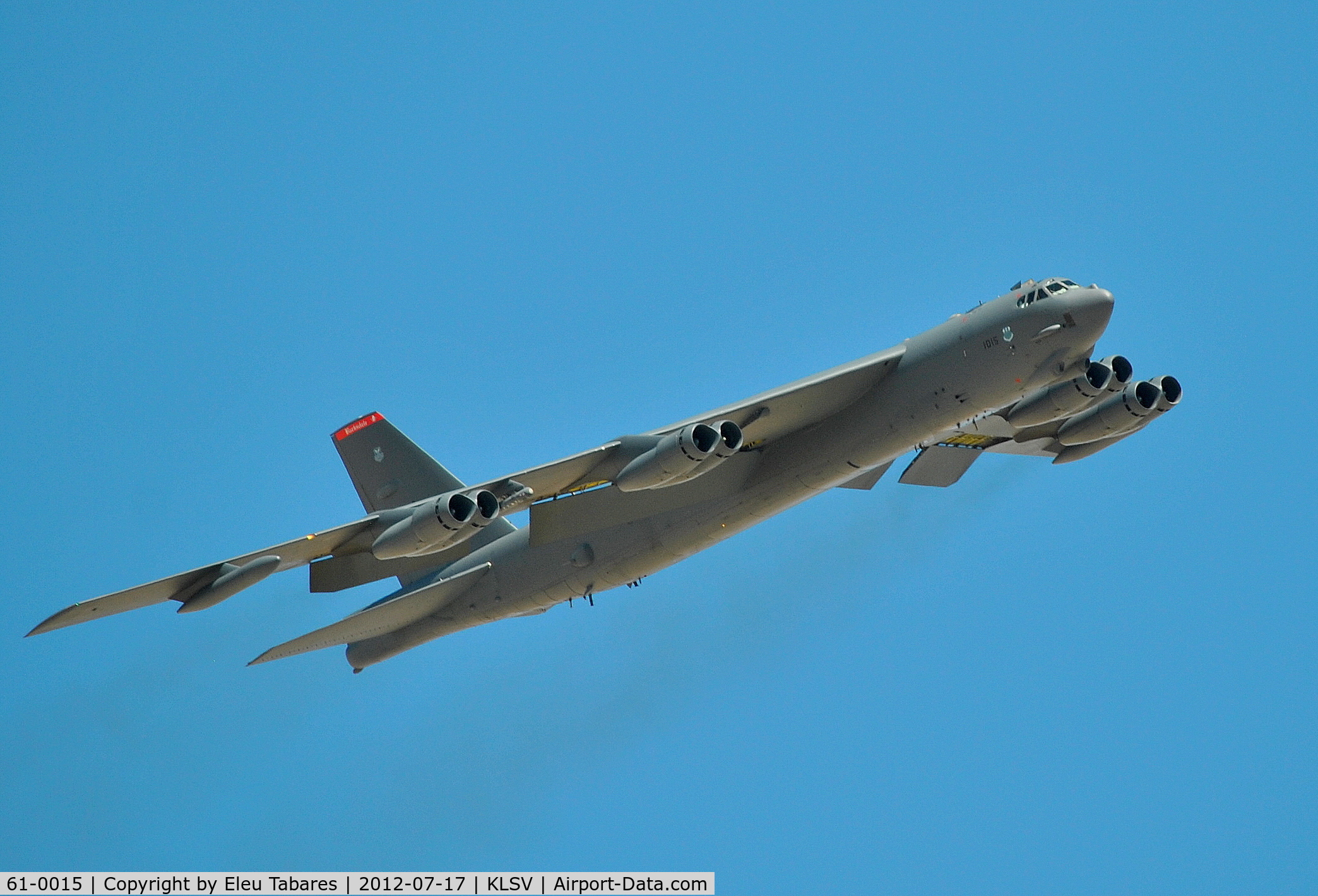 61-0015, 1961 Boeing B-52H Stratofortress C/N 464442, Taken during Red Flag Exercise at Nellis Air Force Base, Nevada.