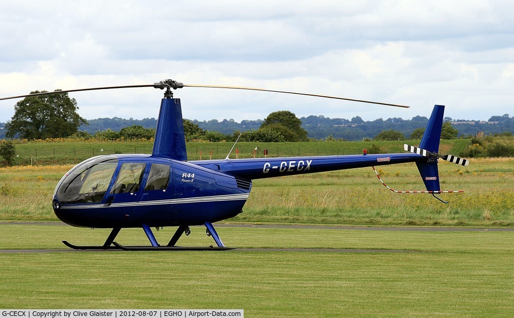 G-CECX, 2006 Robinson R44 Raven II C/N 11390, Originally owned and currently with, Dolphin Property (Management) Ltd in October 2006