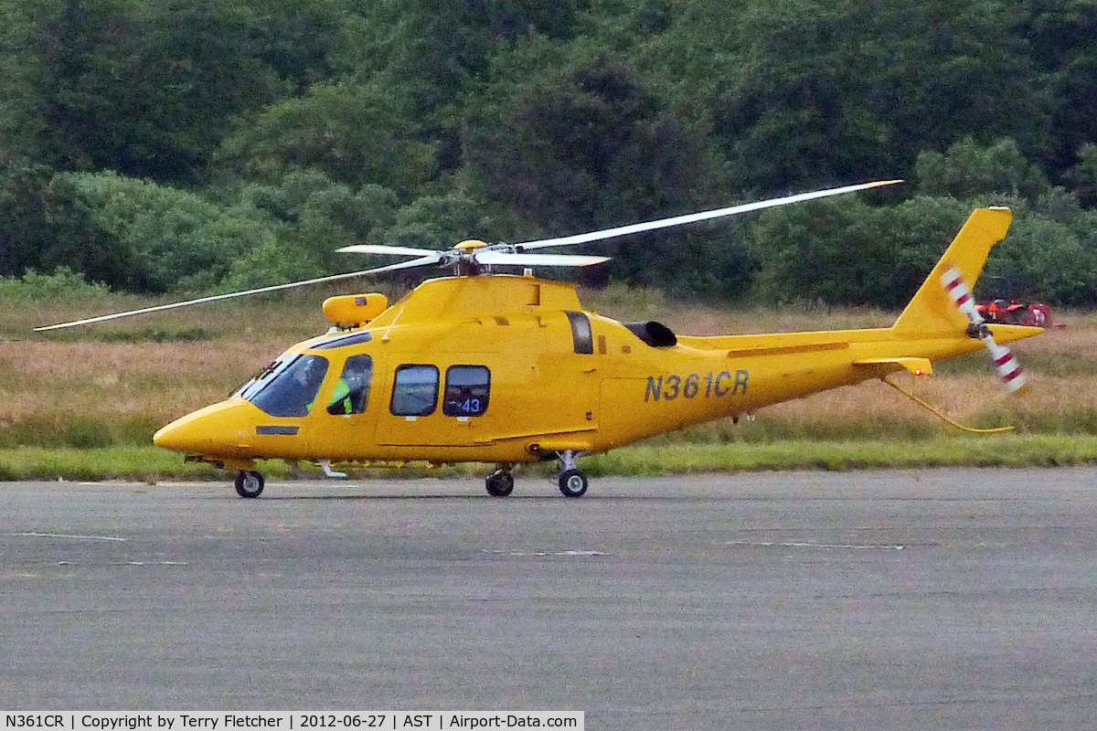 N361CR, 2011 AgustaWestland AW-109SP GrandNew C/N 22243, at Astoria OR