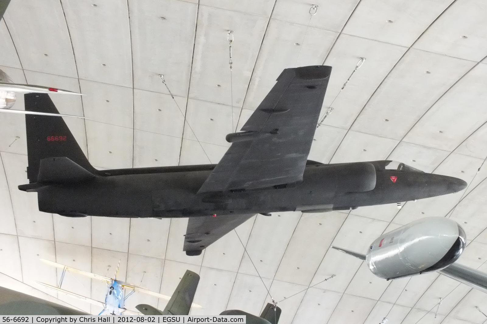 56-6692, Lockheed U-2CT C/N 359, displayed at the American Air Museum, Duxford