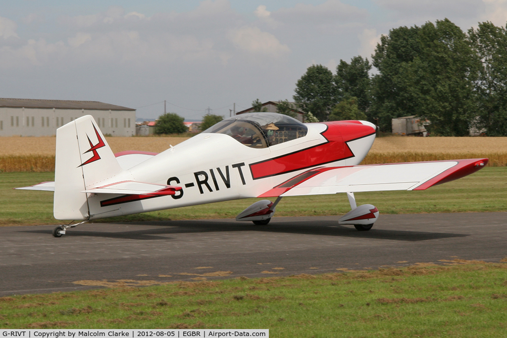 G-RIVT, 1996 Vans RV-6 C/N PFA 181-12743, Vans RV-6 at The Real Aeroplane Club's Summer Madness Fly-In, Breighton Airfield, August 2012.