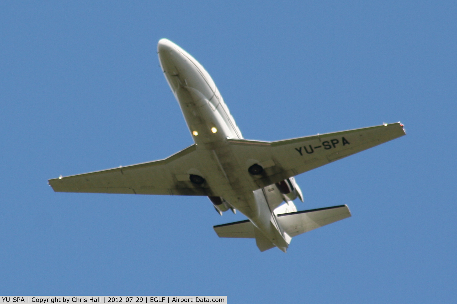 YU-SPA, 2007 Cessna 560XLS Citation Excel C/N 560-5760, Prince Aviation