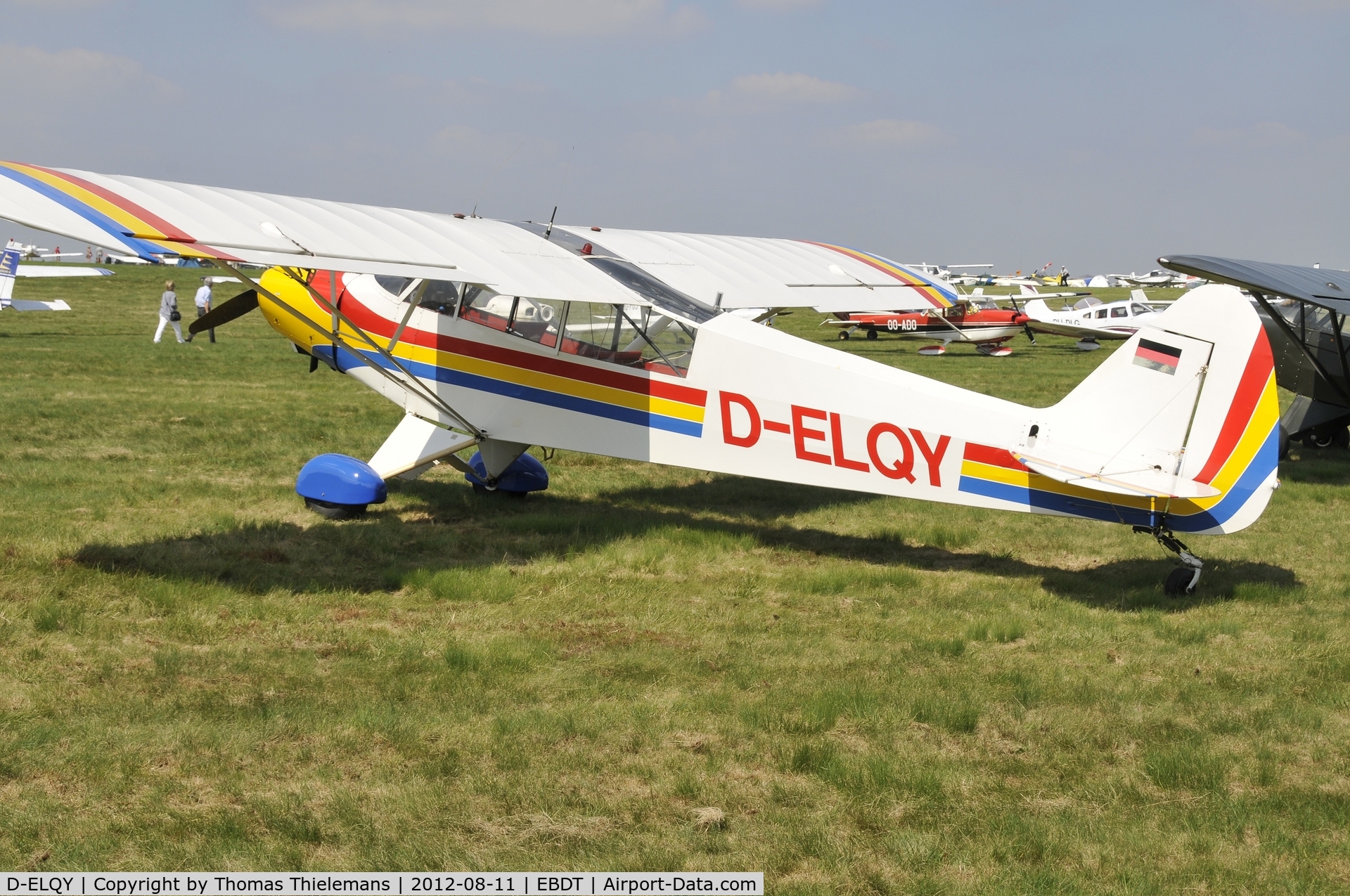 D-ELQY, Piper PA-19 Super Cub C/N 18-3083, Fly In