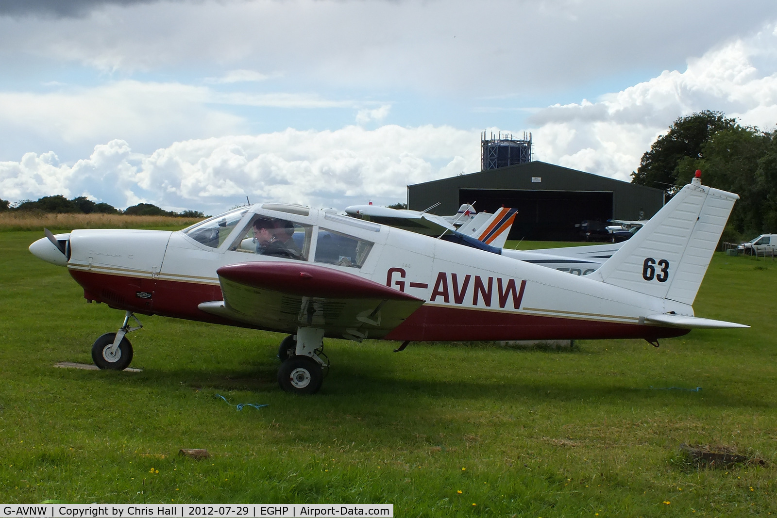 G-AVNW, 1967 Piper PA-28-180 Cherokee C/N 28-4210, at Popham Airfield, Hampshire