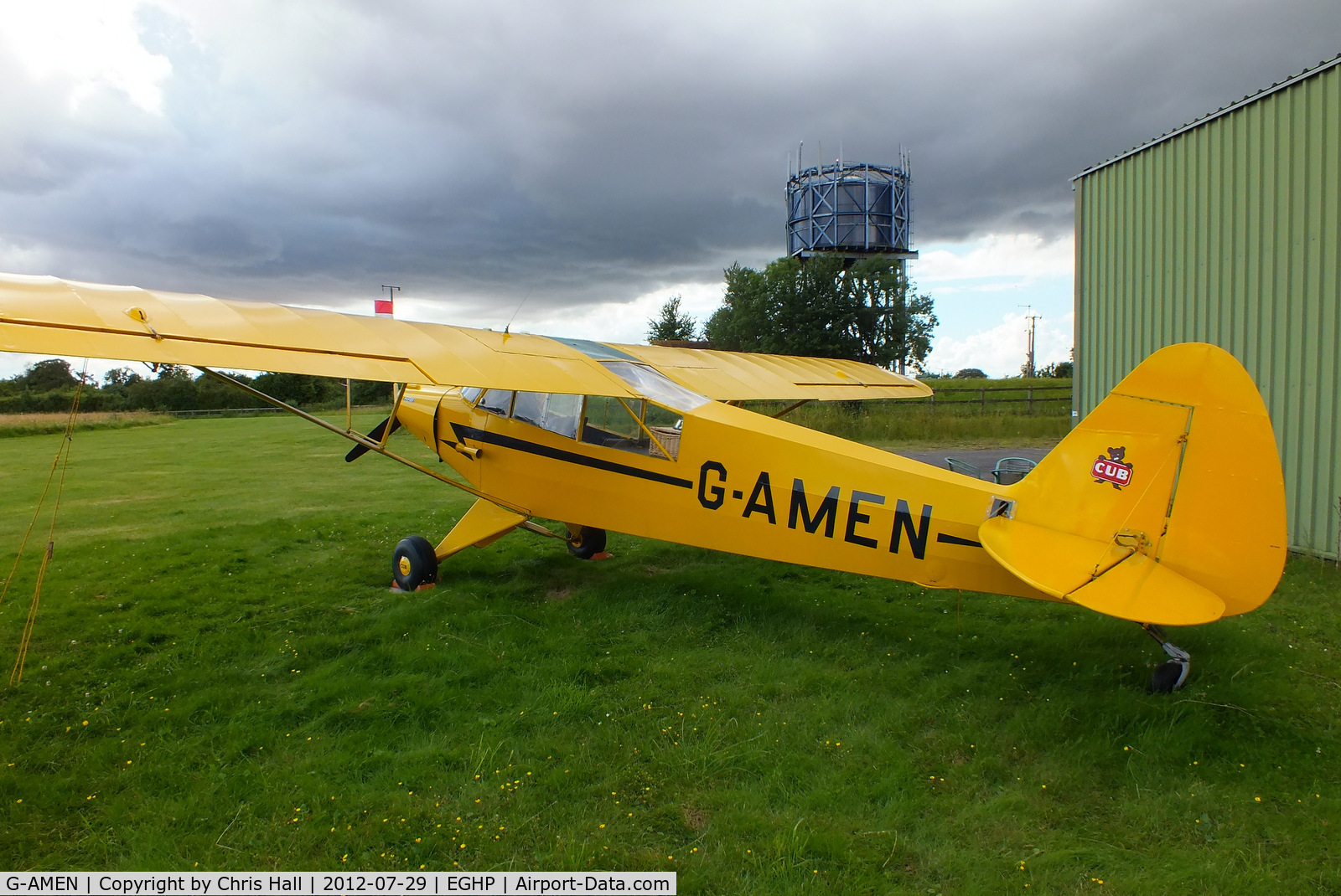 G-AMEN, 1952 Piper L-18C Super Cub C/N 18-1998, at Popham Airfield, Hampshire