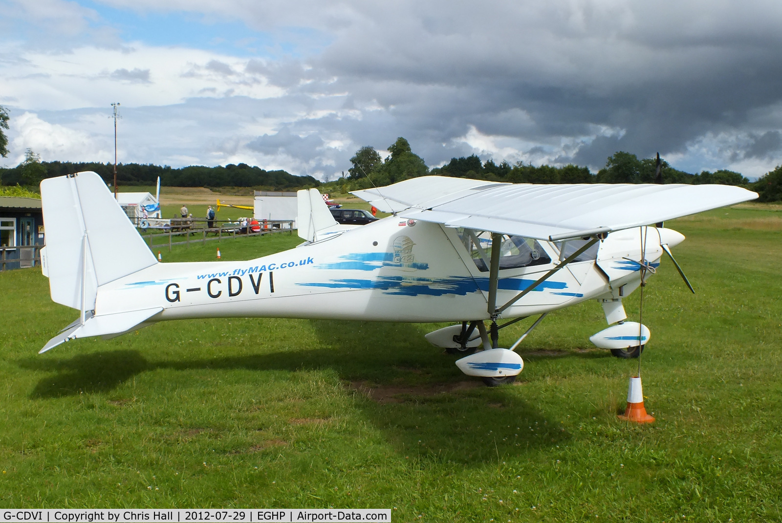 G-CDVI, 2006 Comco Ikarus C42 FB80 C/N 0602-6794, at Popham Airfield, Hampshire