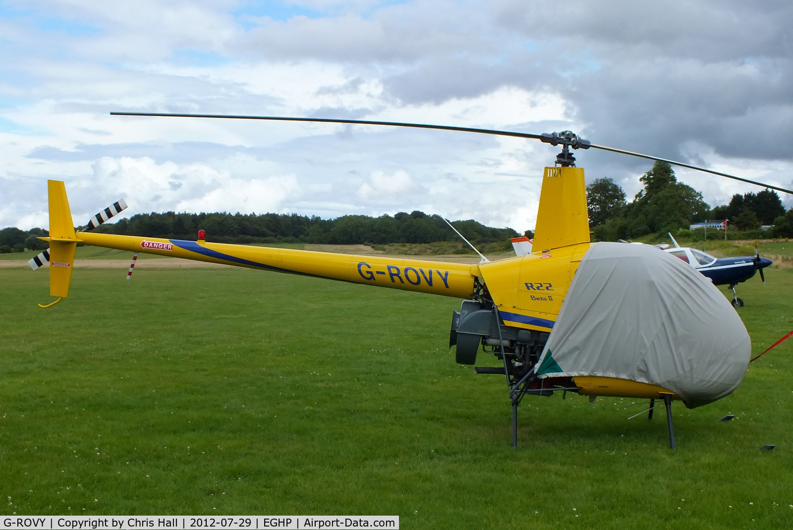 G-ROVY, 1999 Robinson R22 Beta C/N 2957, at Popham Airfield, Hampshire