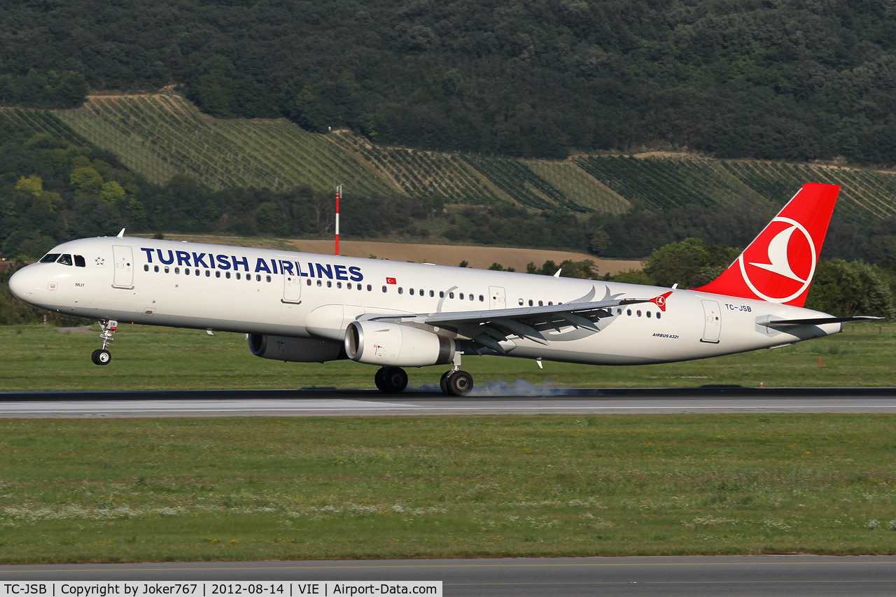TC-JSB, 2012 Airbus A321-231 C/N 5205, Turkish Airlines