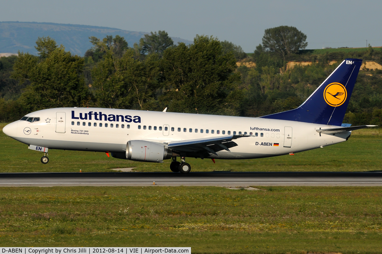 D-ABEN, 1991 Boeing 737-330 C/N 26428, Lufthansa