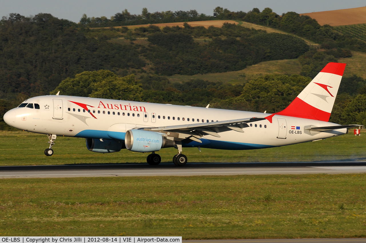 OE-LBS, 2000 Airbus A320-214 C/N 1189, Austrian Airlines