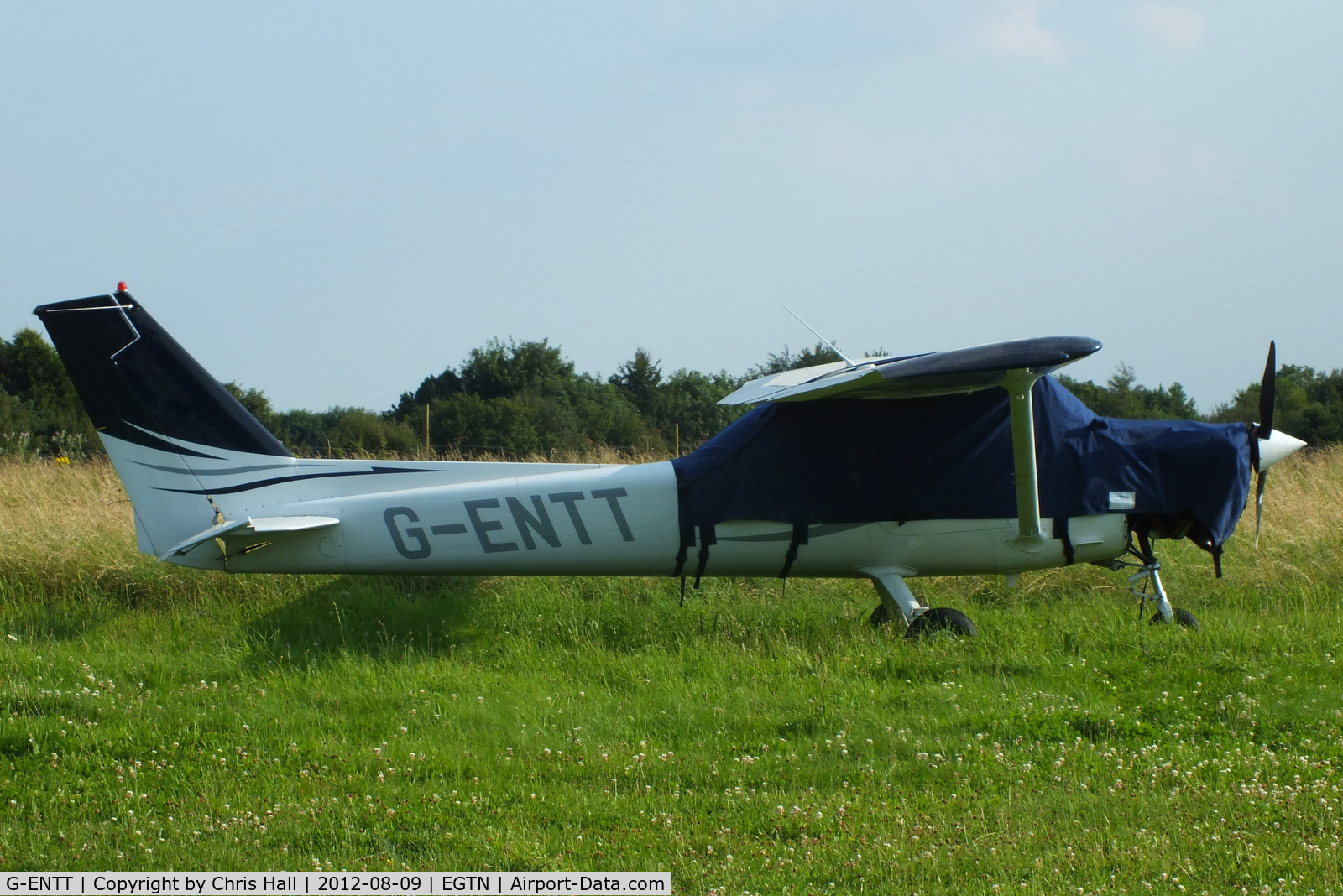 G-ENTT, 1980 Reims F152 C/N 1750, at Enstone Airfield