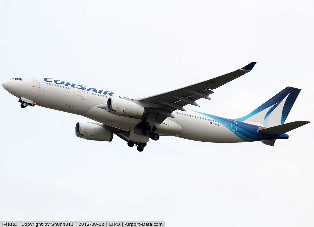 F-HBIL, 2000 Airbus A330-243 C/N 320, Taking off from rwy 24 with new corporate identity...