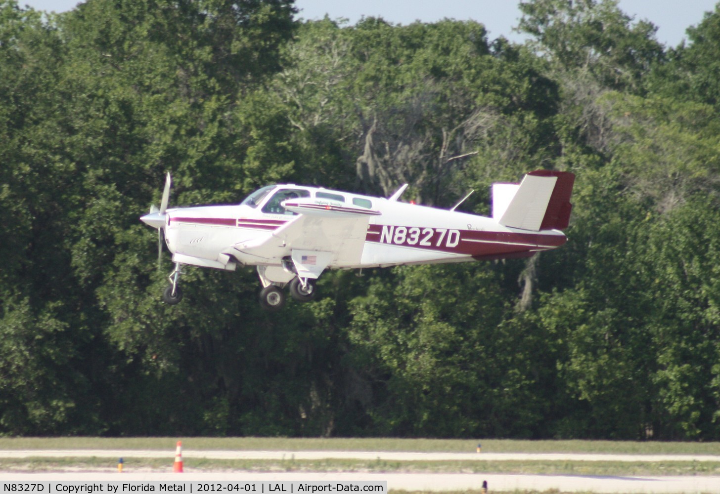 N8327D, 1957 Beech J35 Bonanza C/N D-5411, Beech J35